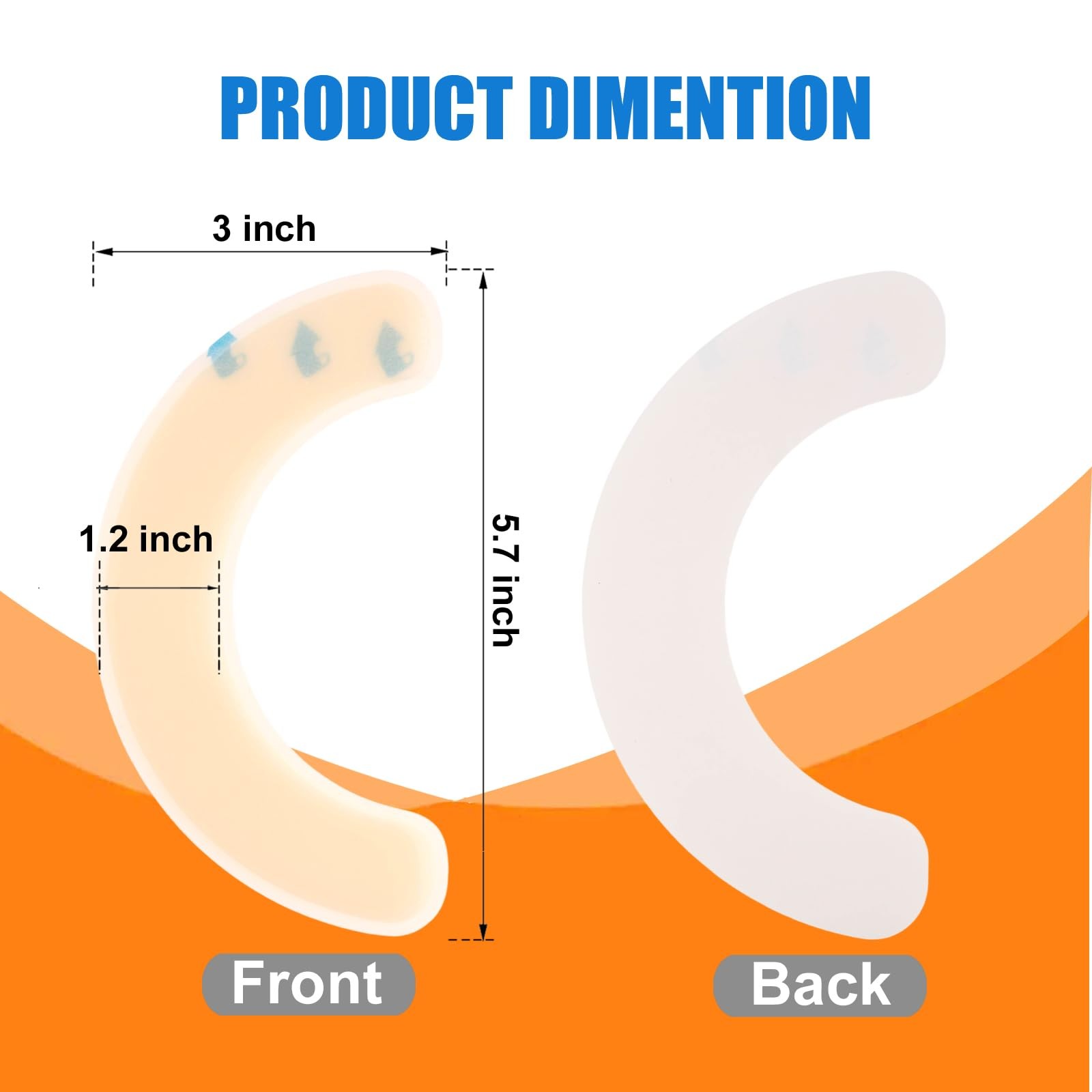 20 Pcs Ostomy Barrier Strips for Leak Protection – Small, Color of Skin