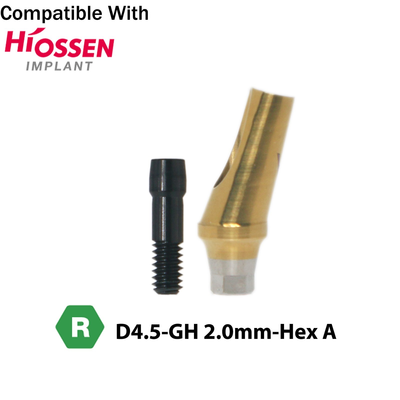 Dental 17° Angled Anatomic Abutment Mini /Regular Fit Hiossen Osstem TS Platform
