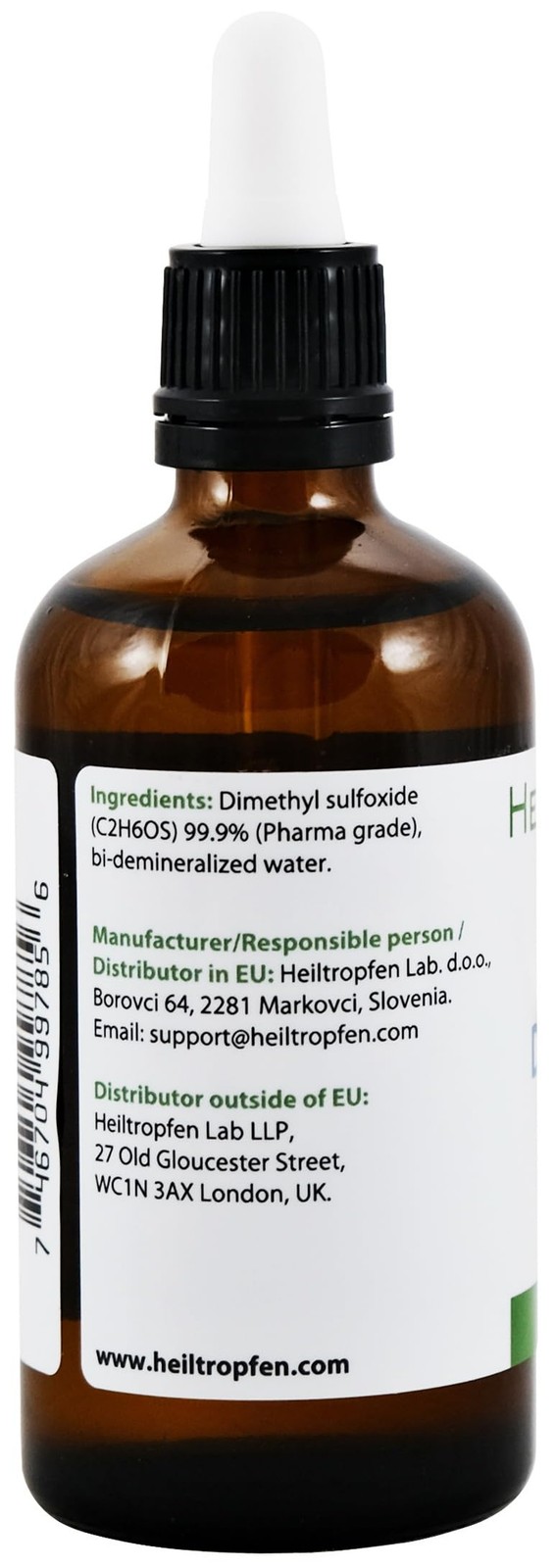 70% DMSO – Pharmaceutical Grade ingredients | Dimethyl sulfoxide Liquid 3.4 O…