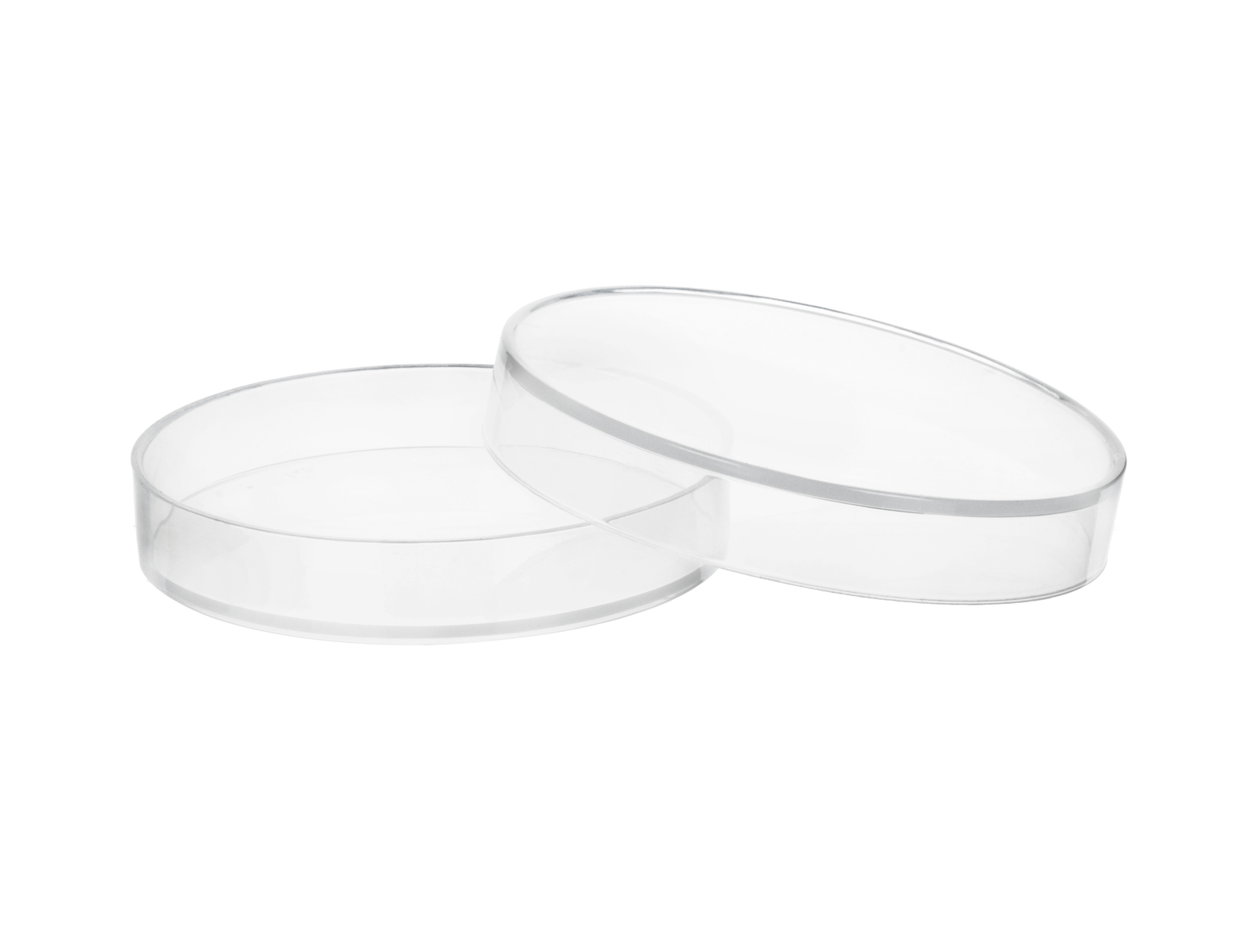 Eisco Labs Polypropylene Plastic Petri Dish – 3.75″ Diameter, 0.5″ Depth