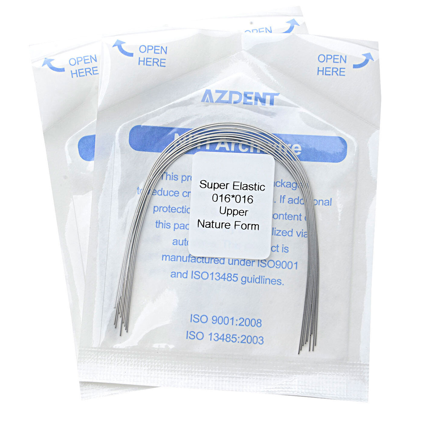 10pcs/Pack Dental Orthodontic Super Elastic Niti Arch Wire Rectangular Nature
