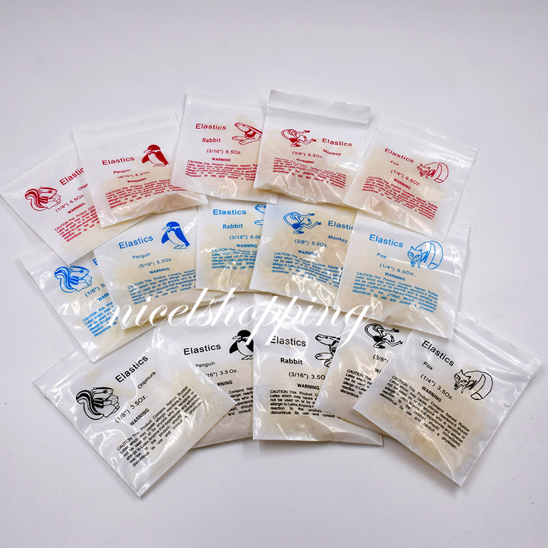 Dental Orthodontic Rubber Bands Elastics Latex Braces 3.5 /5.0 /6.5 oz All Sizes