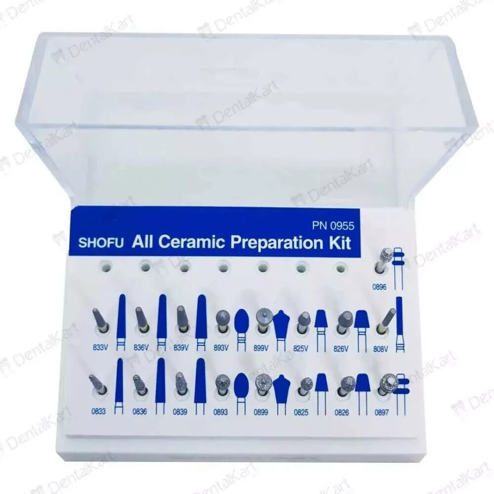 SHOFU Dental All Ceramic Preparatioon Kit for Accurate Tooth Preparation