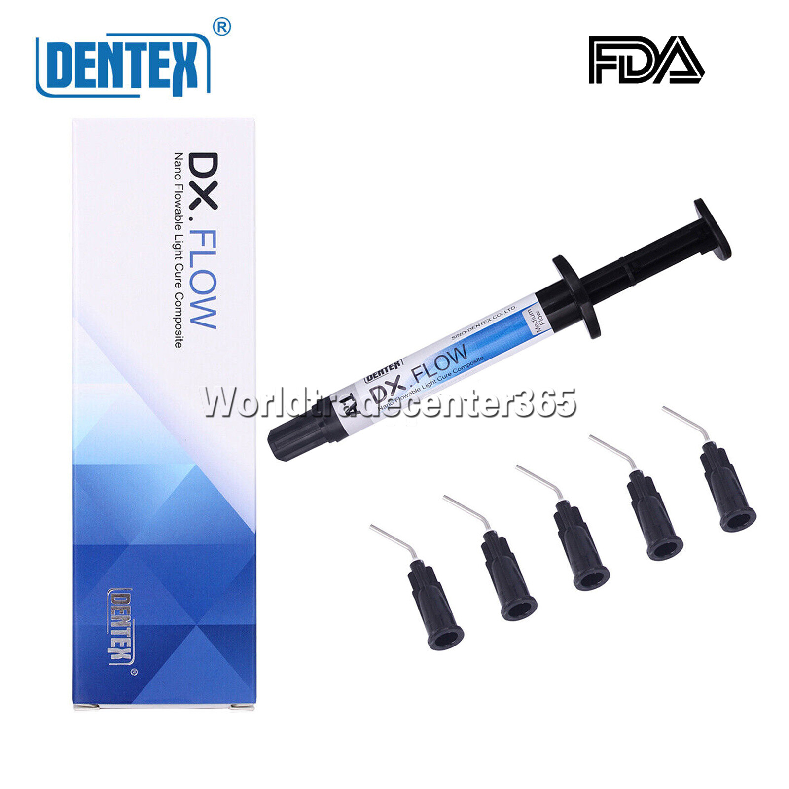 Dental Dentex Universal /Flowable Medium Flow Light Cure Composite Resin Refill