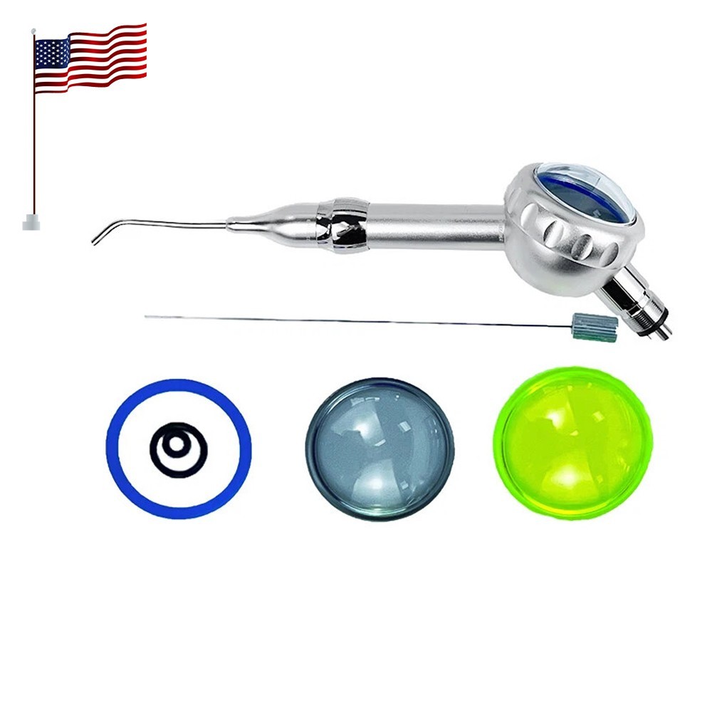 2/4 Holes 135ºC Dental Air Flow Teeth Polisher Handpiece Hygiene Prophy Jet