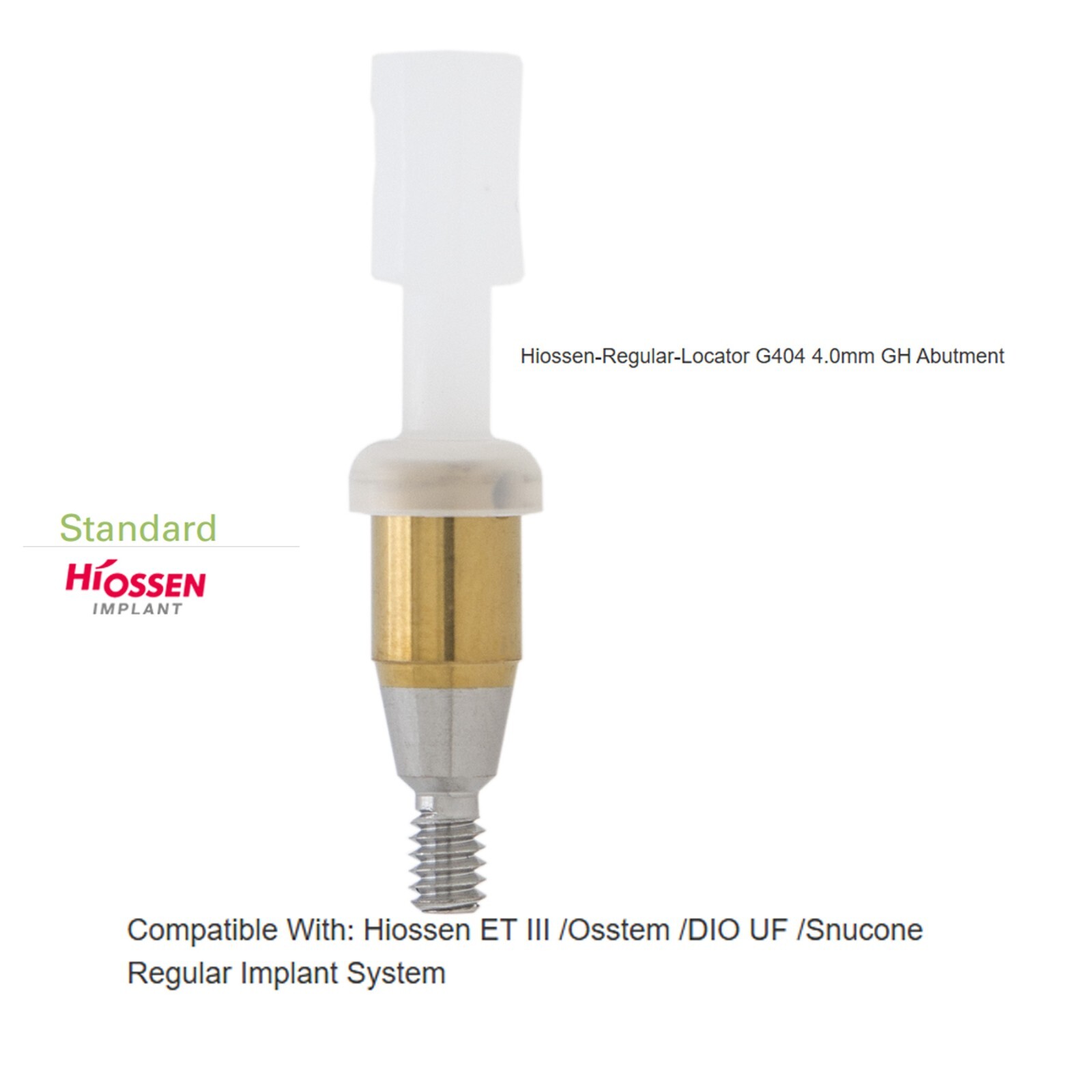 US Hiossen ET Overdenture Locator Abutment Compatible Mini/standard Implants