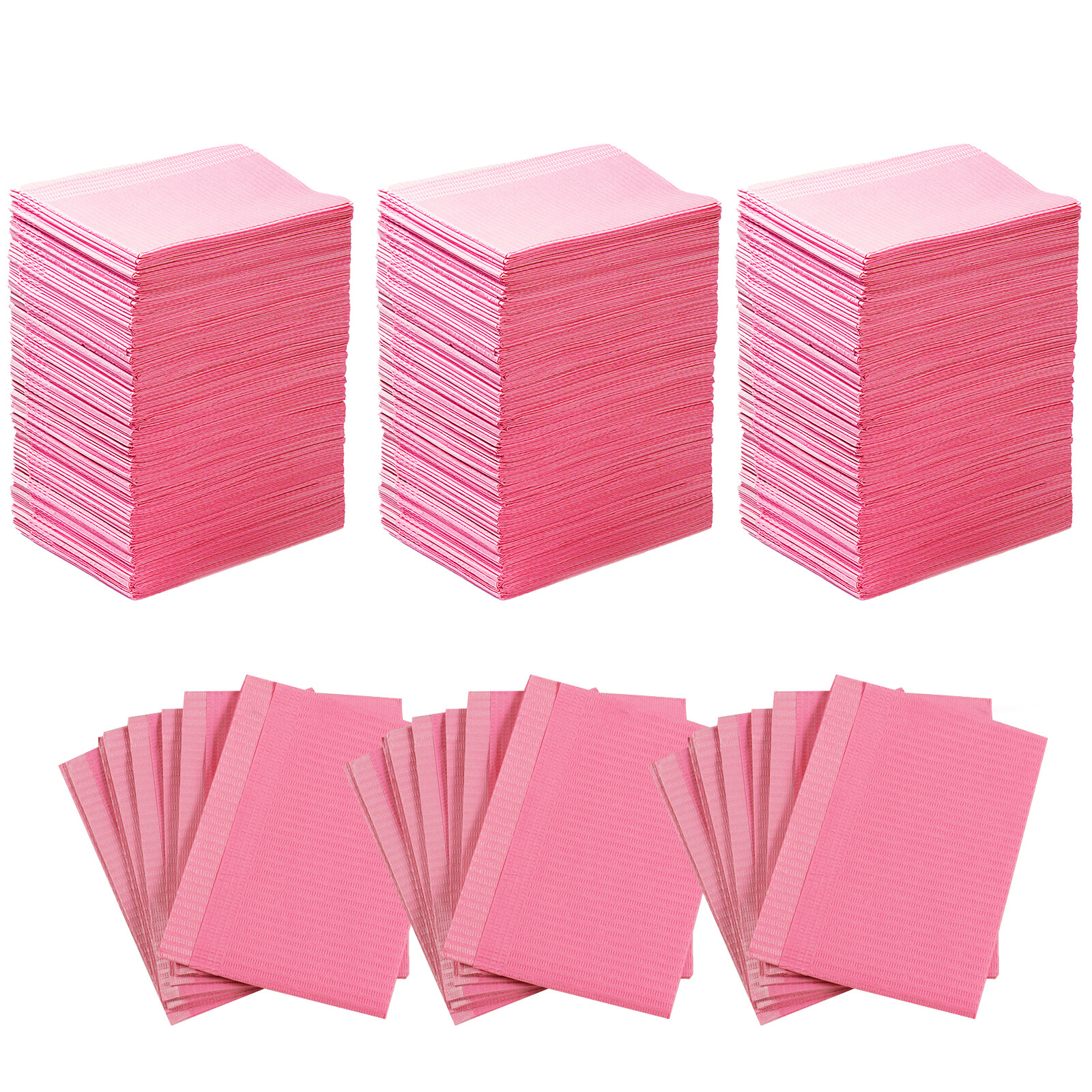 Up to 2000, Disposable Dental Bibs 3-Ply Waterproof Medical Tattoo Towel 13″x18″