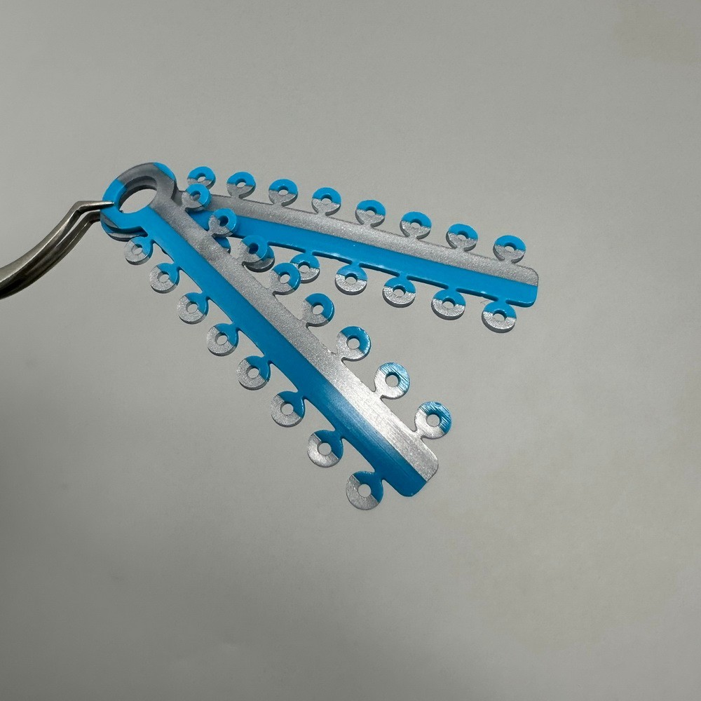 Dental Orthodontic Elastic Ligature Ties Rubber Bands Braces Double Color 320pcs