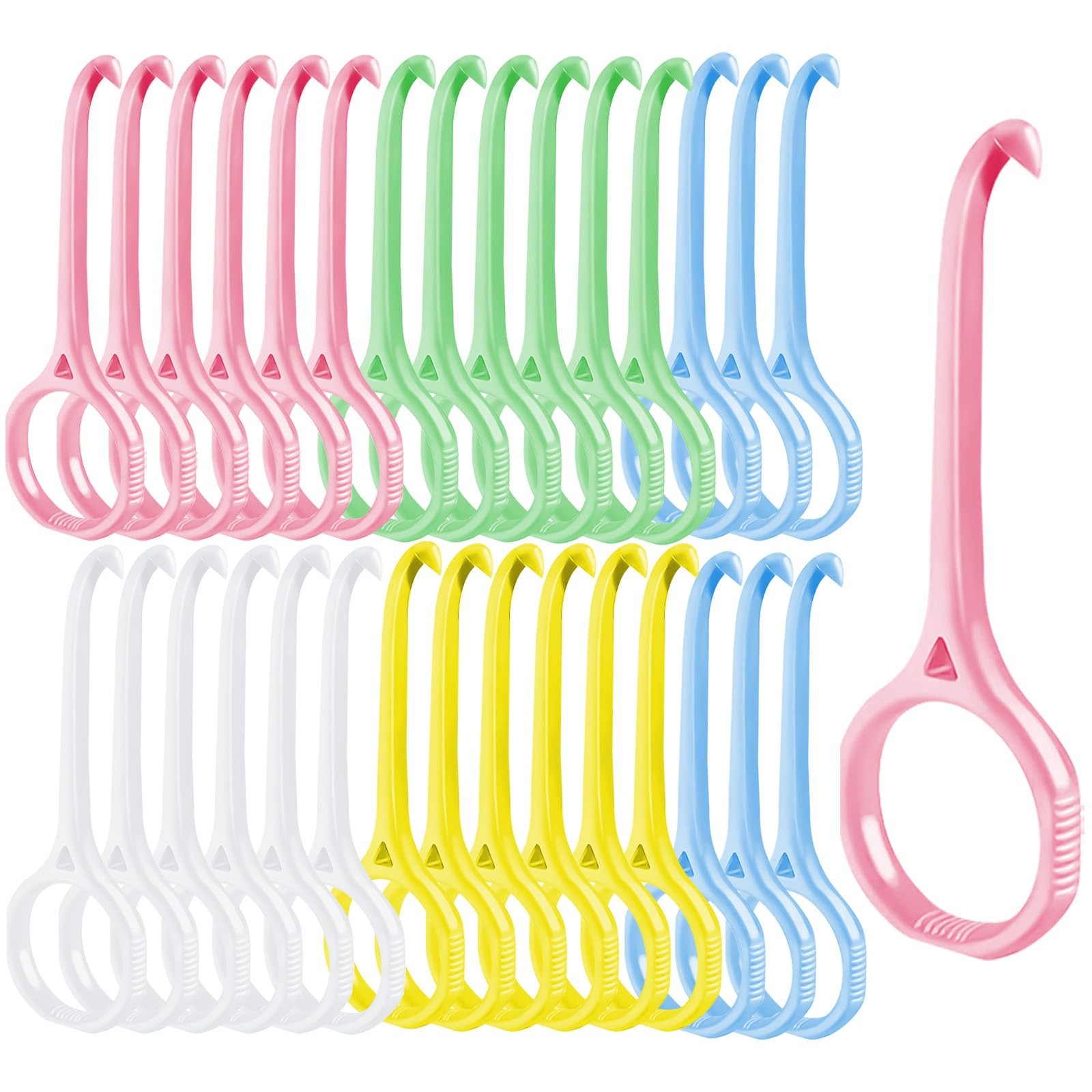 30 Pcs Dental Remover Tool Colorful Orthodontic Aligner Removal Hook for Braces