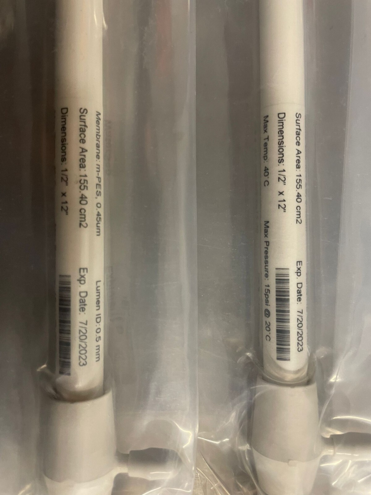 WaterSep BioSeparations CAT # SU94505EXP12S0 ( LOT OF 5 )