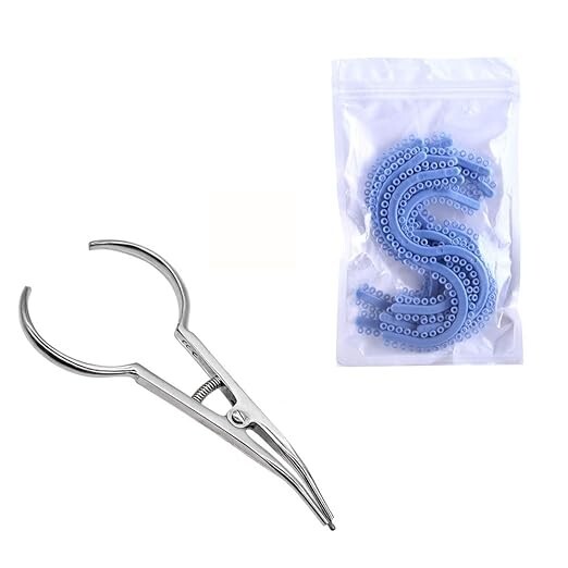 Dental Ortho Separator Spacers Elastic Teeth Ligature Ties Placing Pliers Forcep
