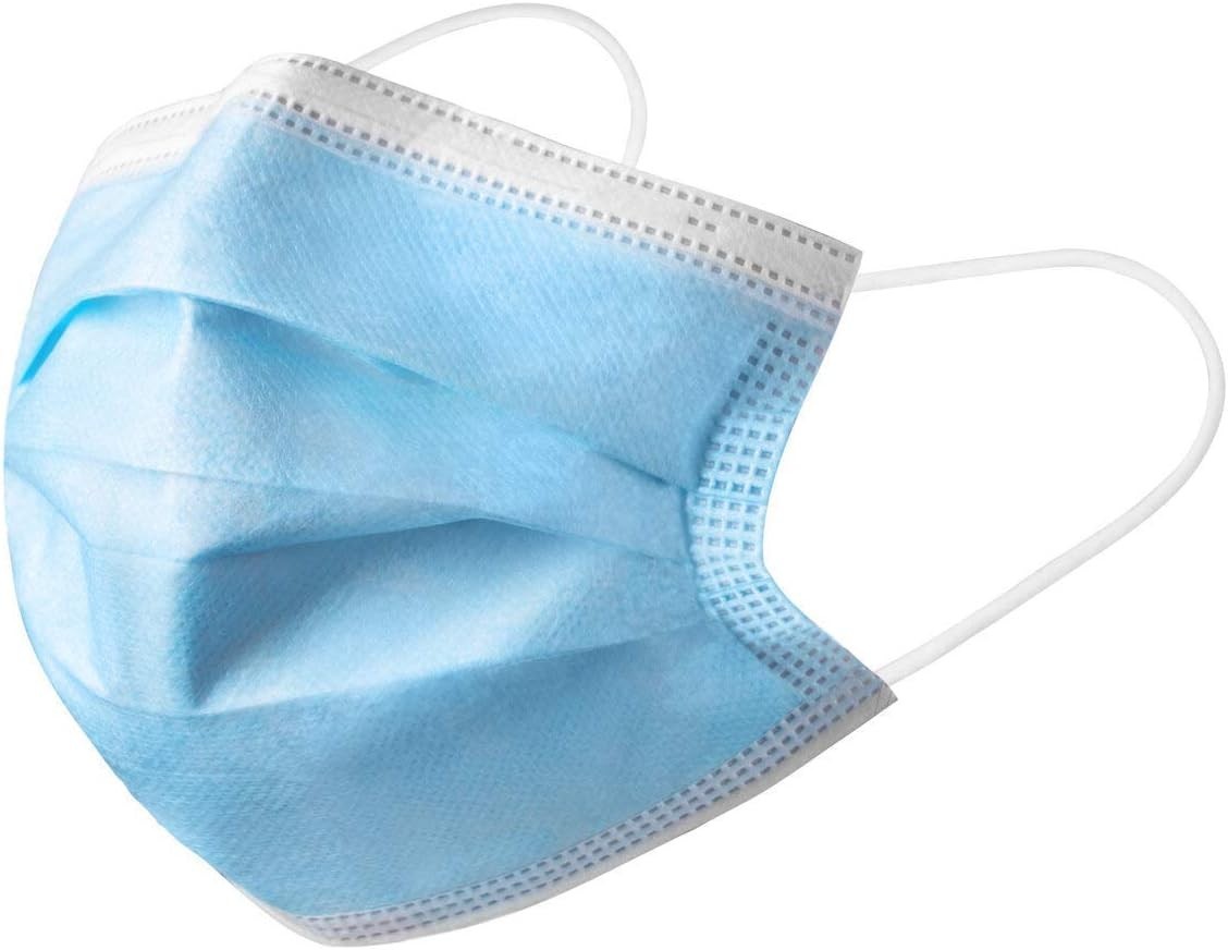 Level 3 3Ply Disposable Face Masks – 50 Pack with ≥98% Filtration, Fluid Resi…
