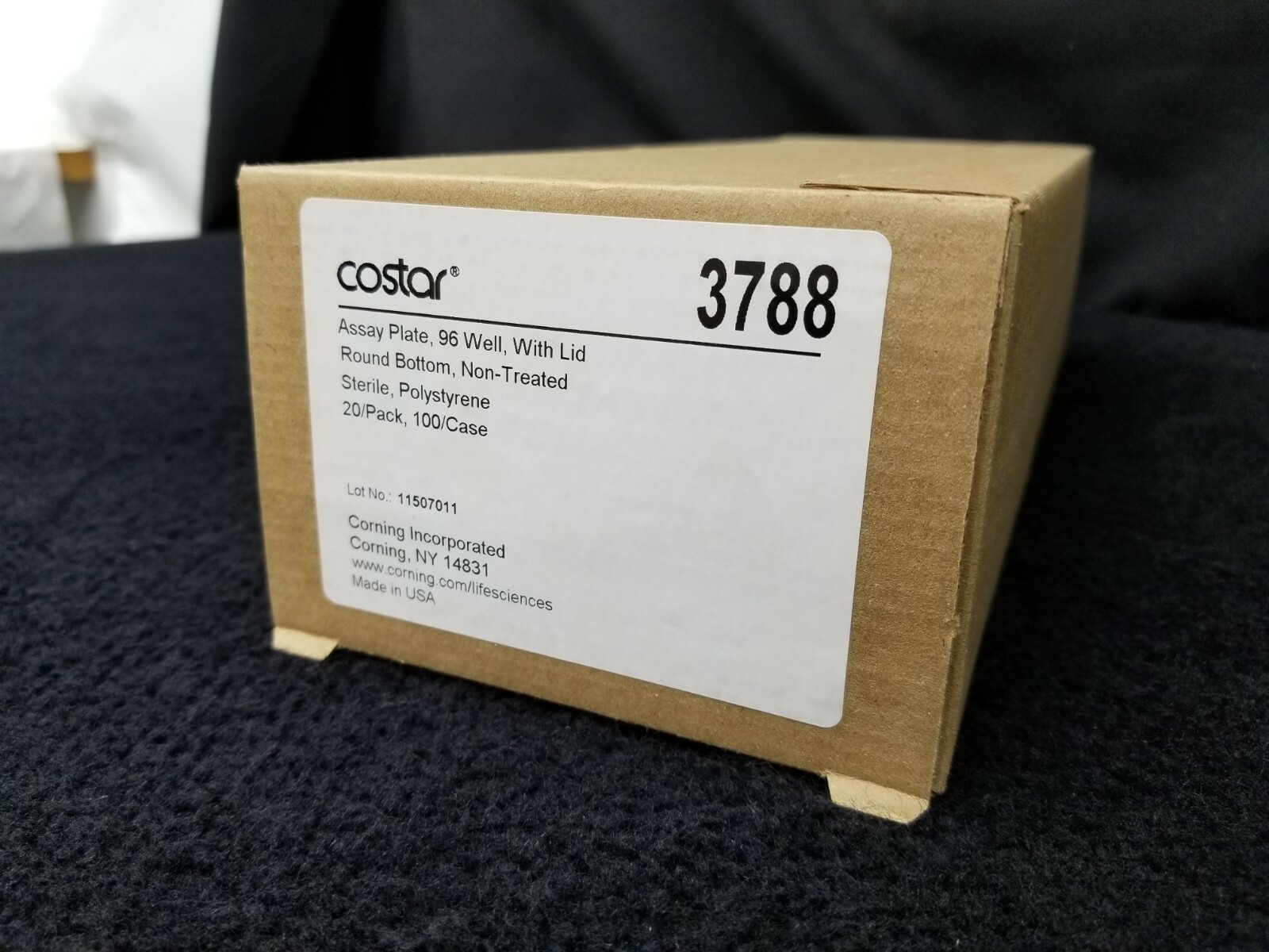 Lot of 53x Corning Costar 3788 Clear Polystyrene 96-Well Microplates