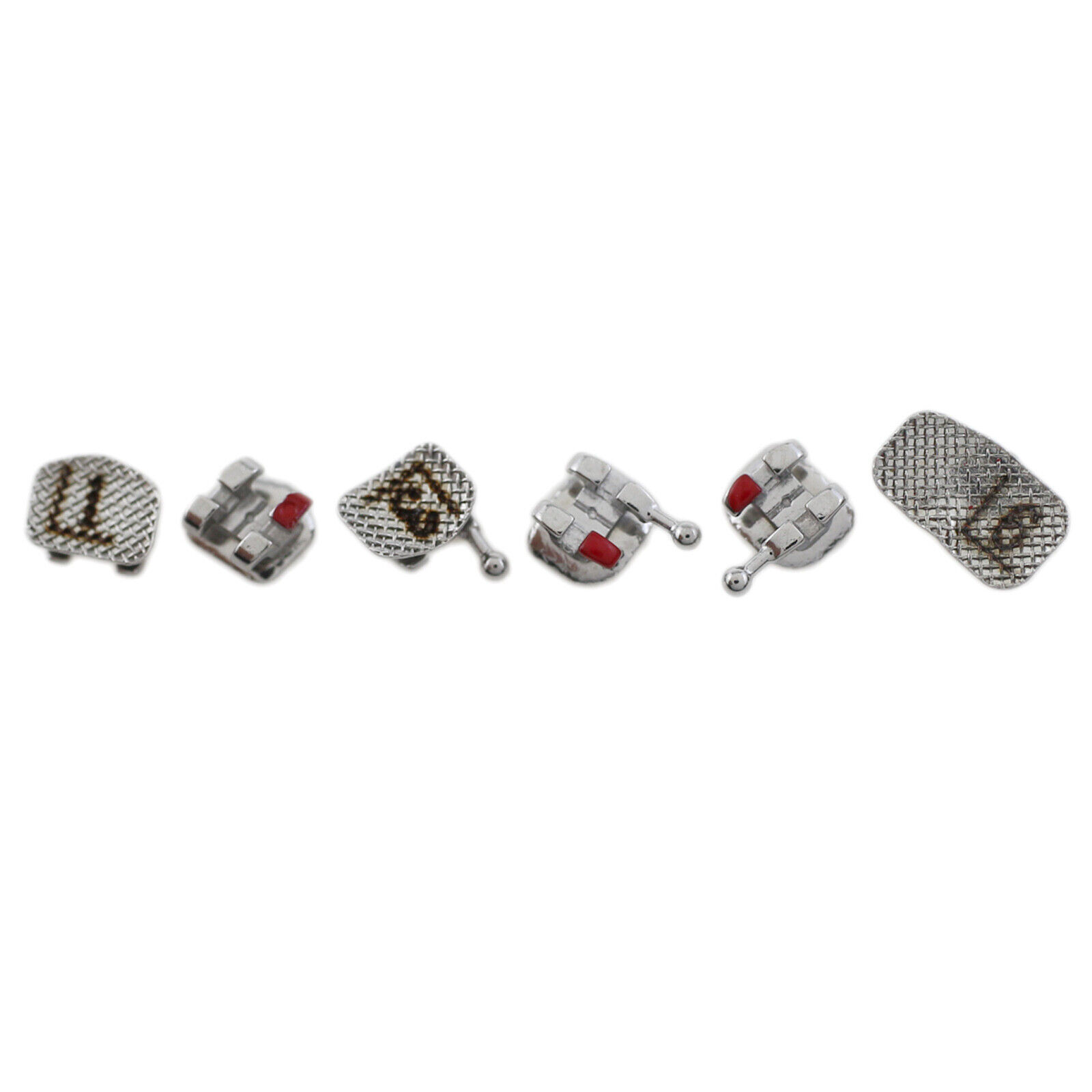 Dental Orthodontic Mini Bracket Braces Buccal Tubes Metal MIM Roth MBT 0.022 6-6