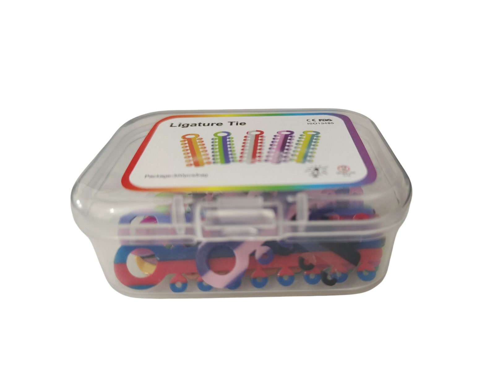 Dental OrthoElastic Ligature Ties Rubber Bands Single/Double Assorted Color