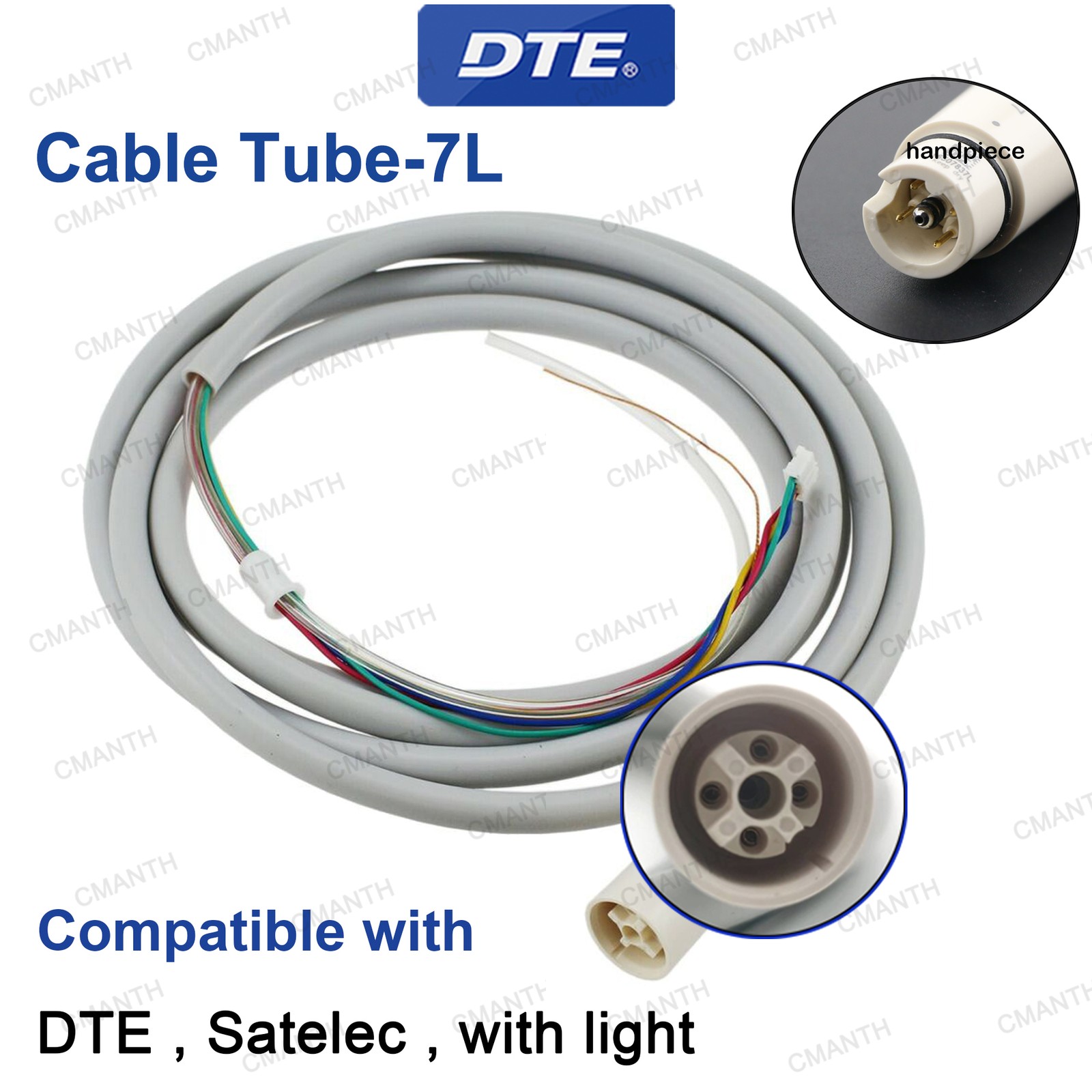 Woodpecker DTE Dental Ultrasonic Piezo Scaler Tips Cable Tube Detachable EMS NSK