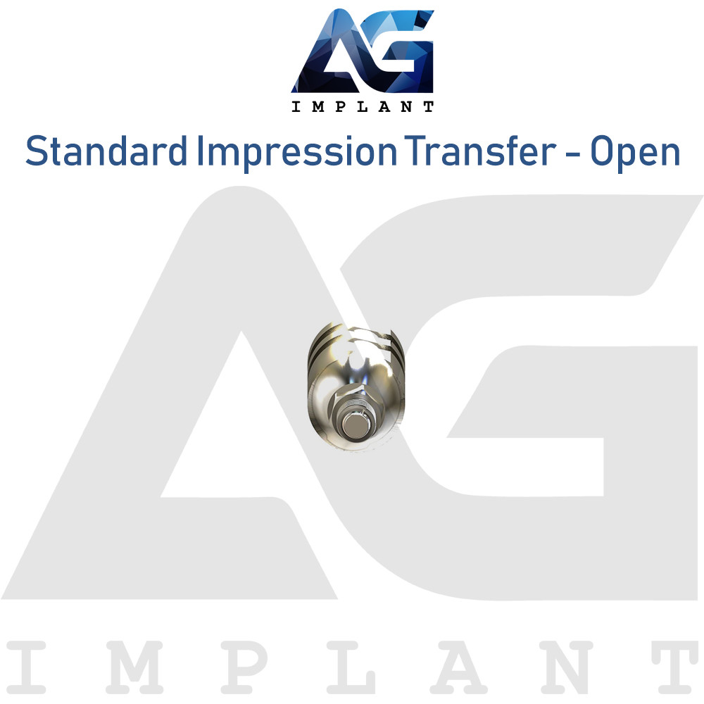 10 Standard Impression Transfer Platform – Open Tray Dental Internal Hex 2.42mm