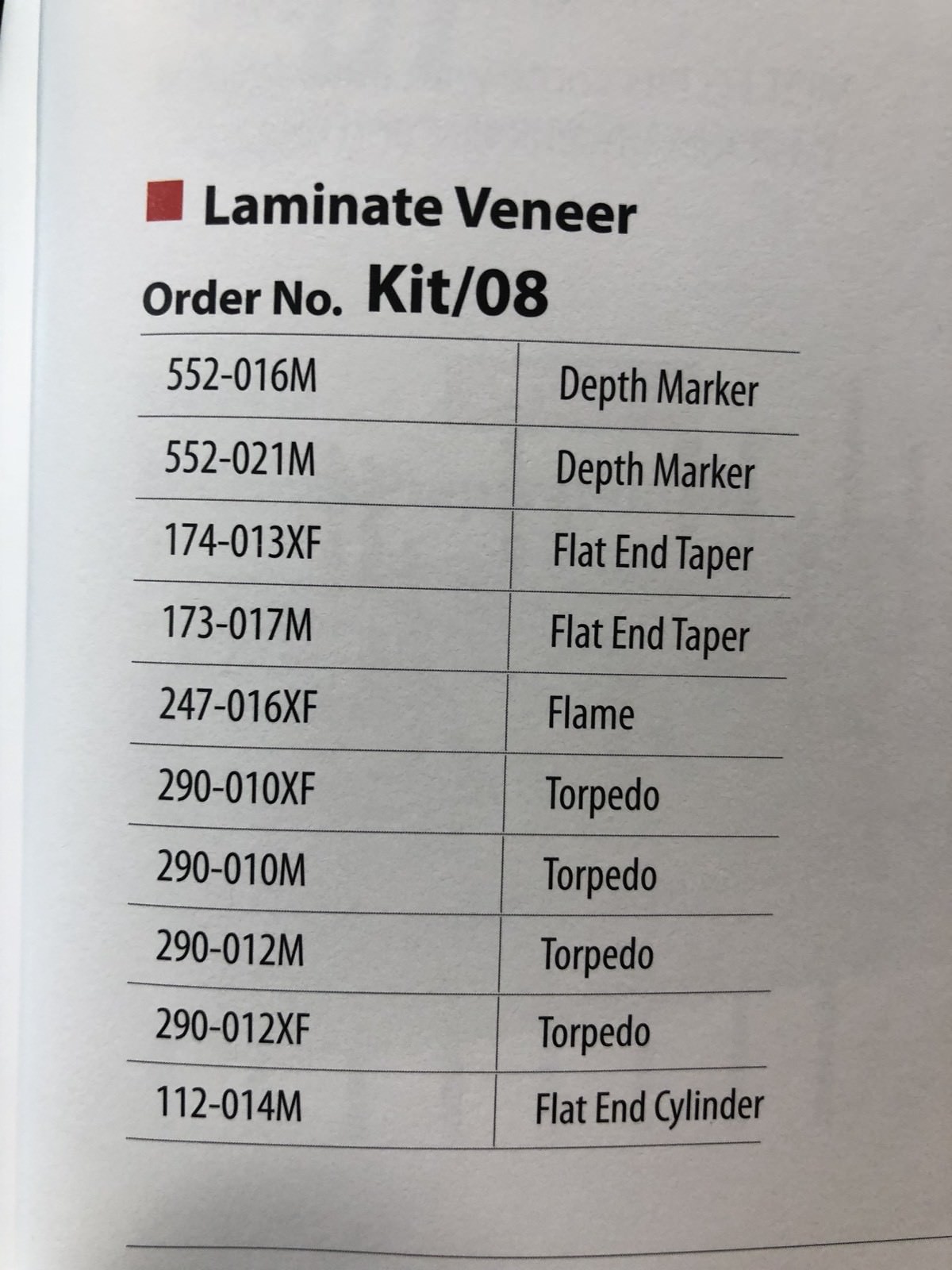 MDT Dental 1 The Laminate Veneer Kit FG Diamond Burs & autoclavable