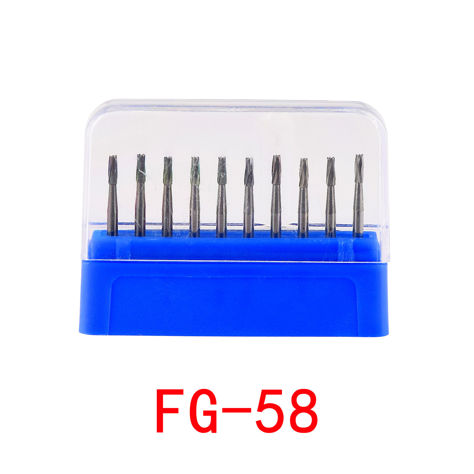 10Pcs Dental Carbide Steel FG Burs Polishing & Finishing Bur Drills High Speed