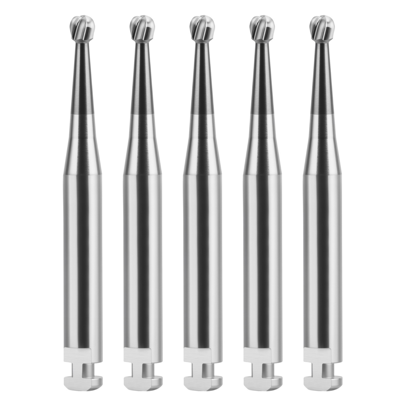 Wave Dental Latch Carbides Contra Angle Bur 22mm Round Taper Fissure Invert Cone