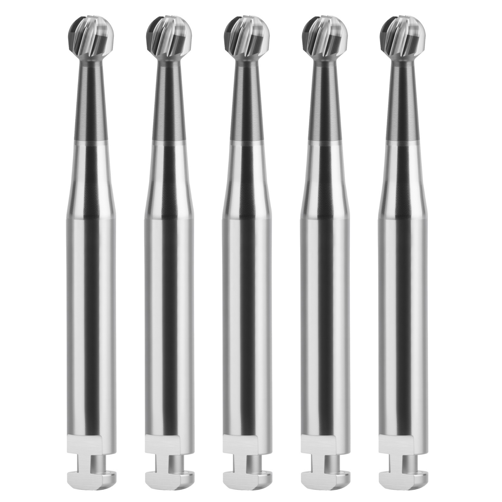 Wave Dental Latch Carbides Contra Angle Bur 22mm Round Taper Fissure Invert Cone