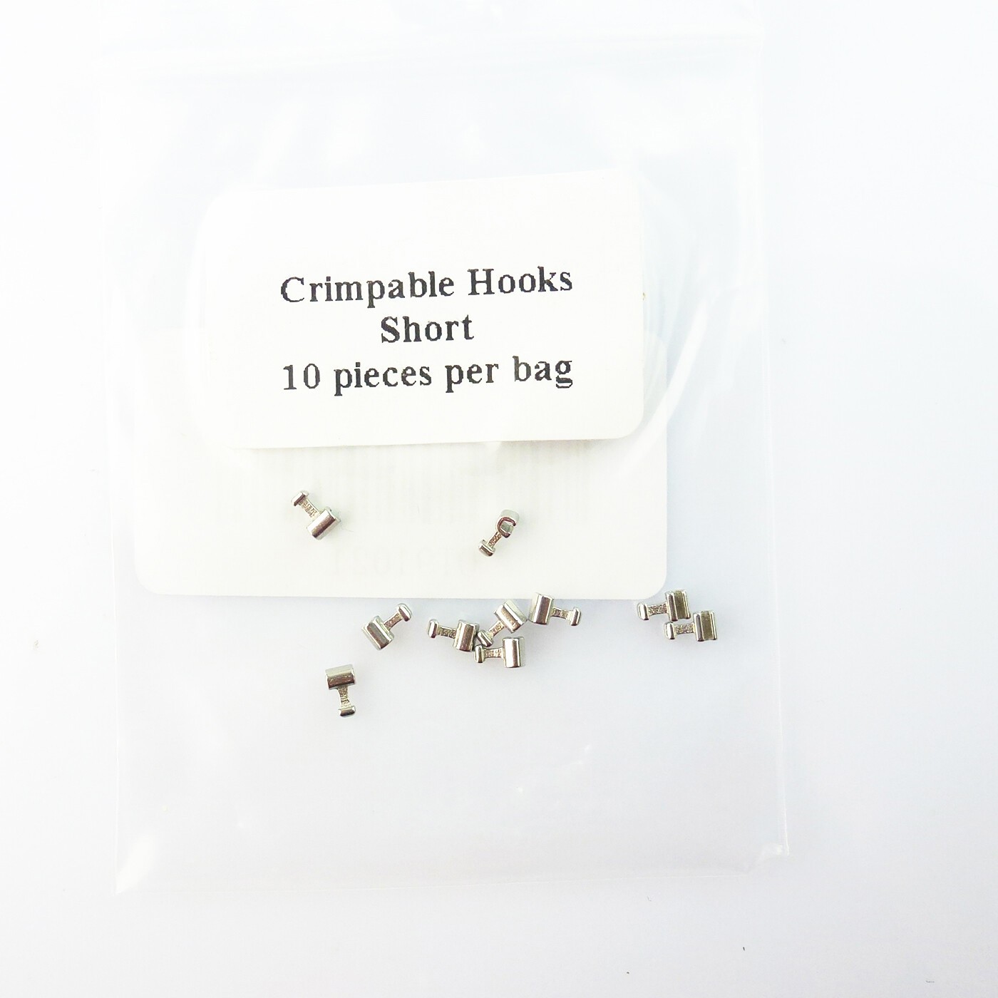 10X Dental Orthodontic Crimpable Hook sliding right/left/long/left for bracket