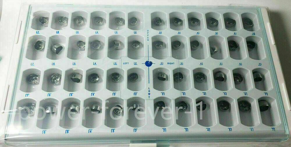 DENTAL S S Permanent Molar Adult CROWN KIT OF 48/Pk Compared to 3M Unitek