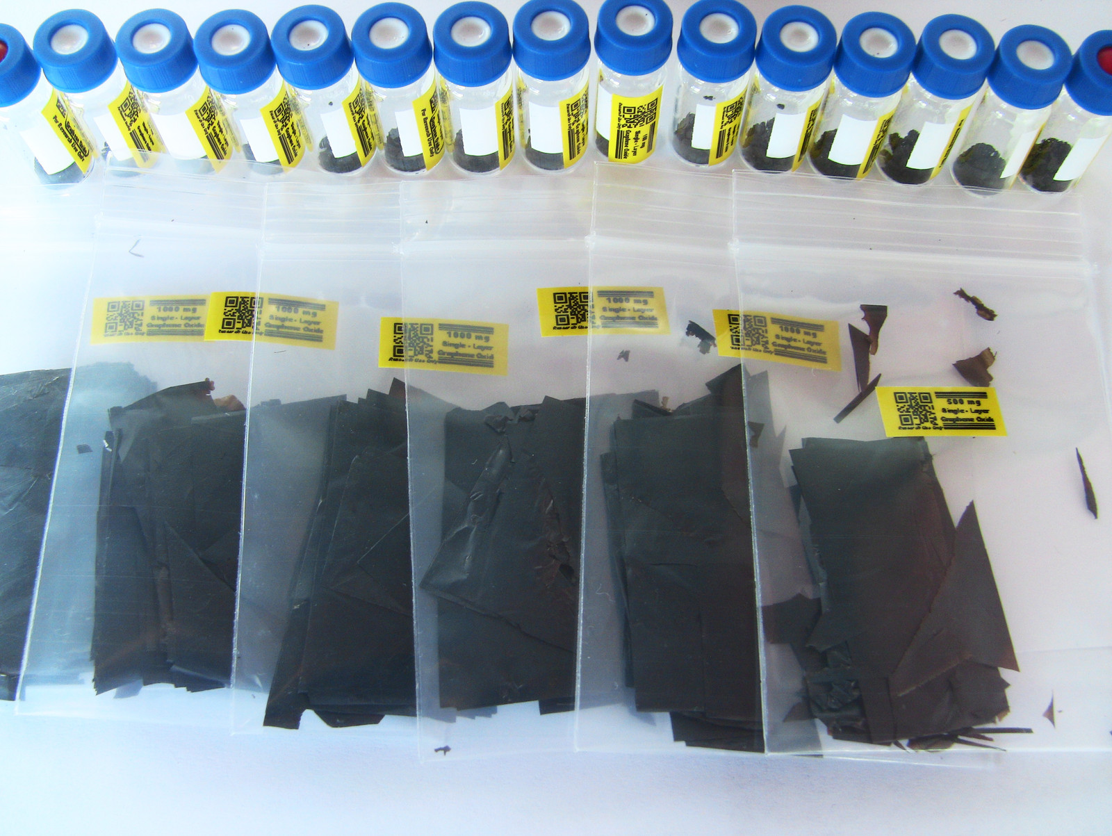1Vial, 100 Milligram/Vial, Single-Layer Graphene Oxide, Solid