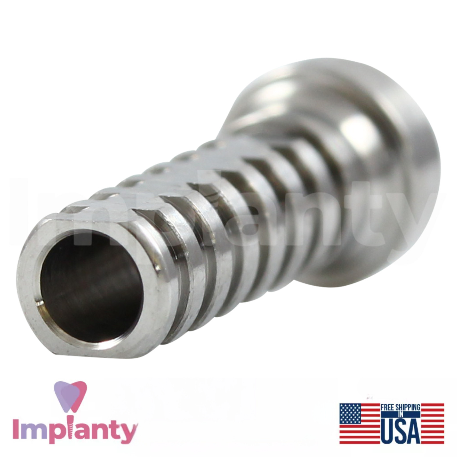 5x Dental Straight Multi Unit NP Conical Connection 2.25mm Titanium Sleeve Set