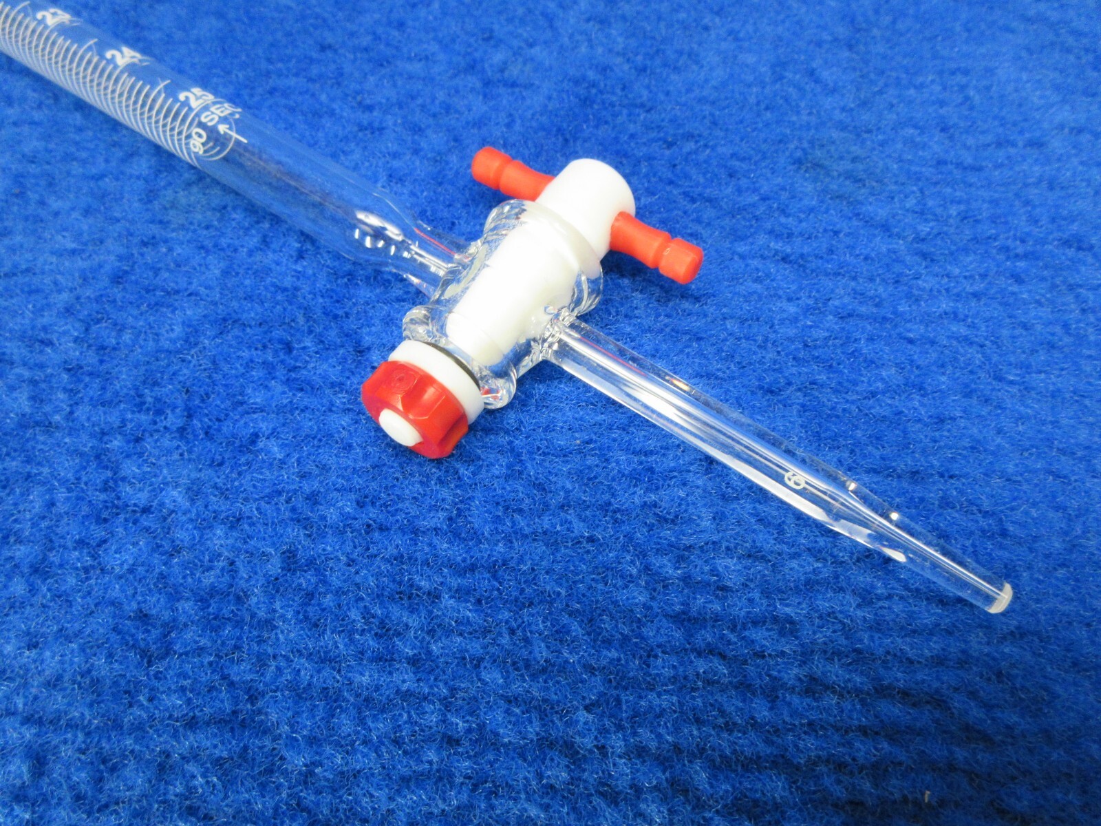 KIMBLE KIMAX 25mL Buret Class A Certified Funnel Fill PTFE Opening 17027F-25