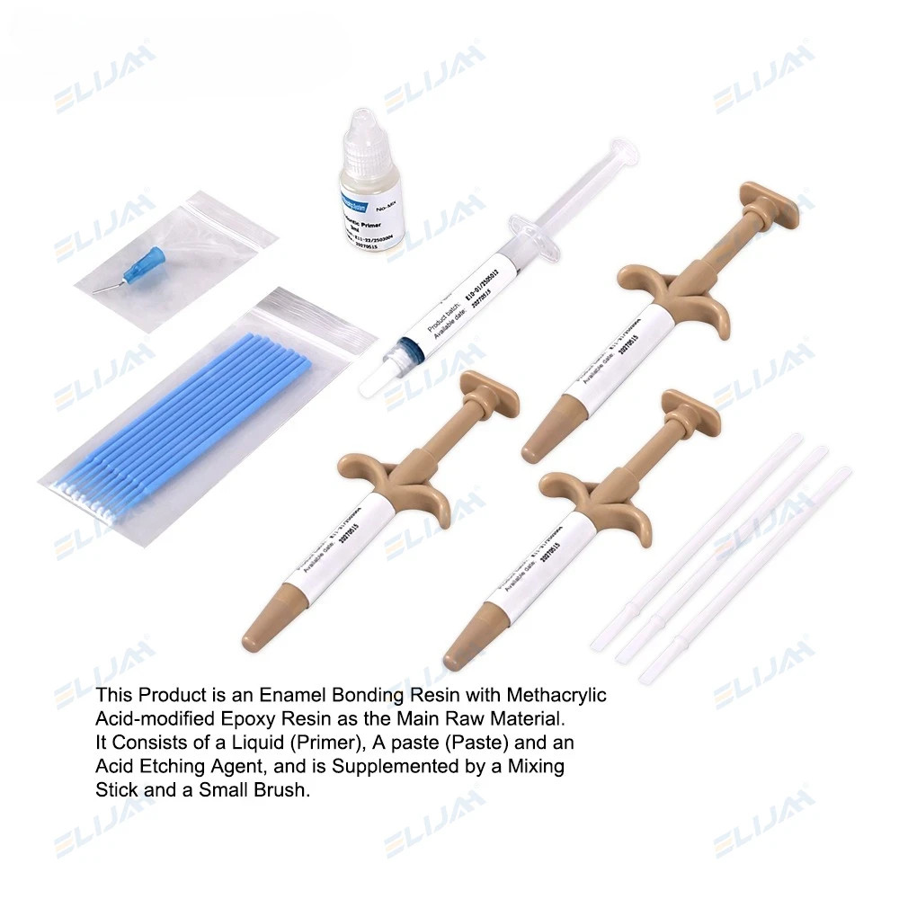 Dental Orthodontic No-Mix Self Cure Bonding Adhesive Kit For Brackets Braces New