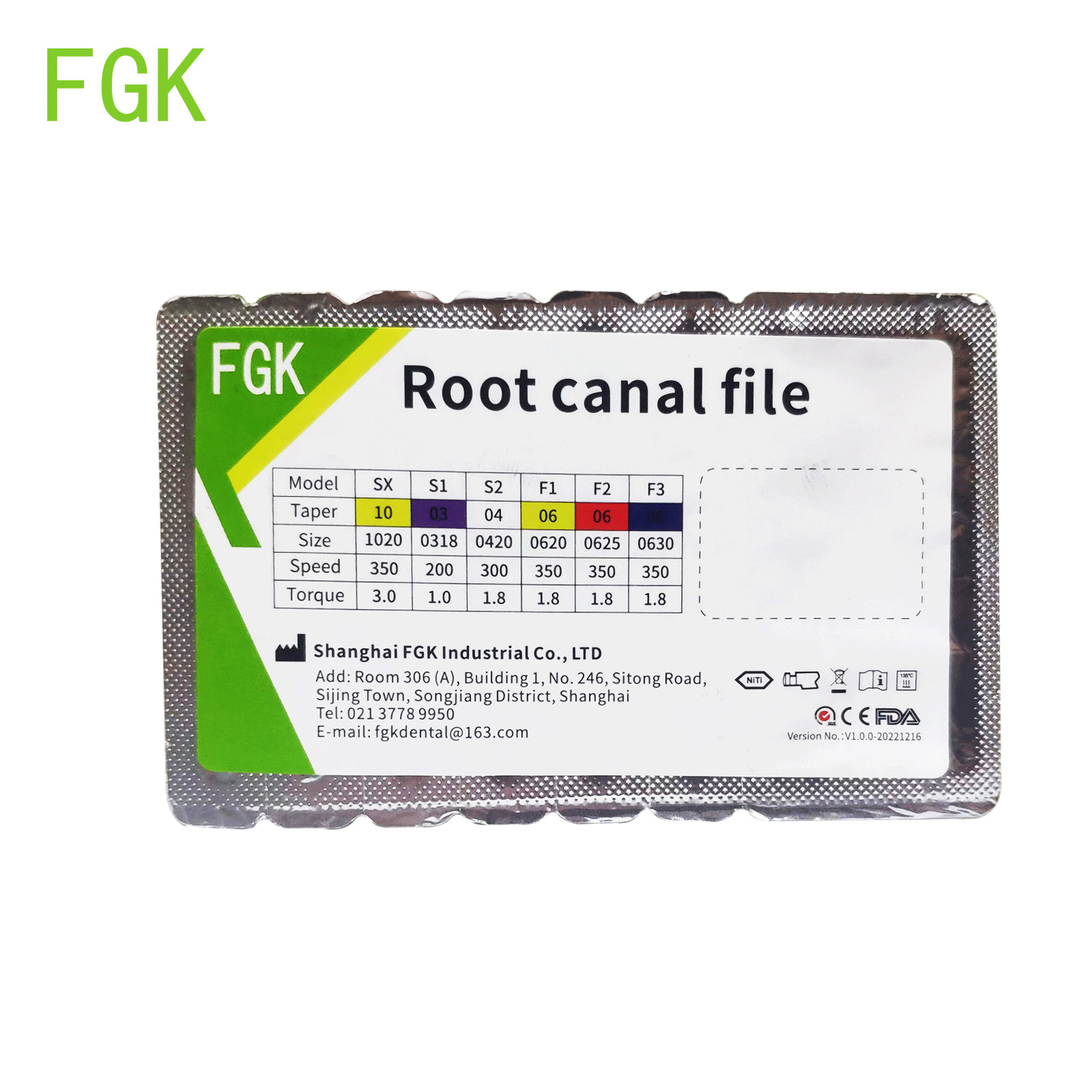 Dental Endo Rotary Files NITI Root Canal Heat Actived Files Taper SX-F3 21/25MM