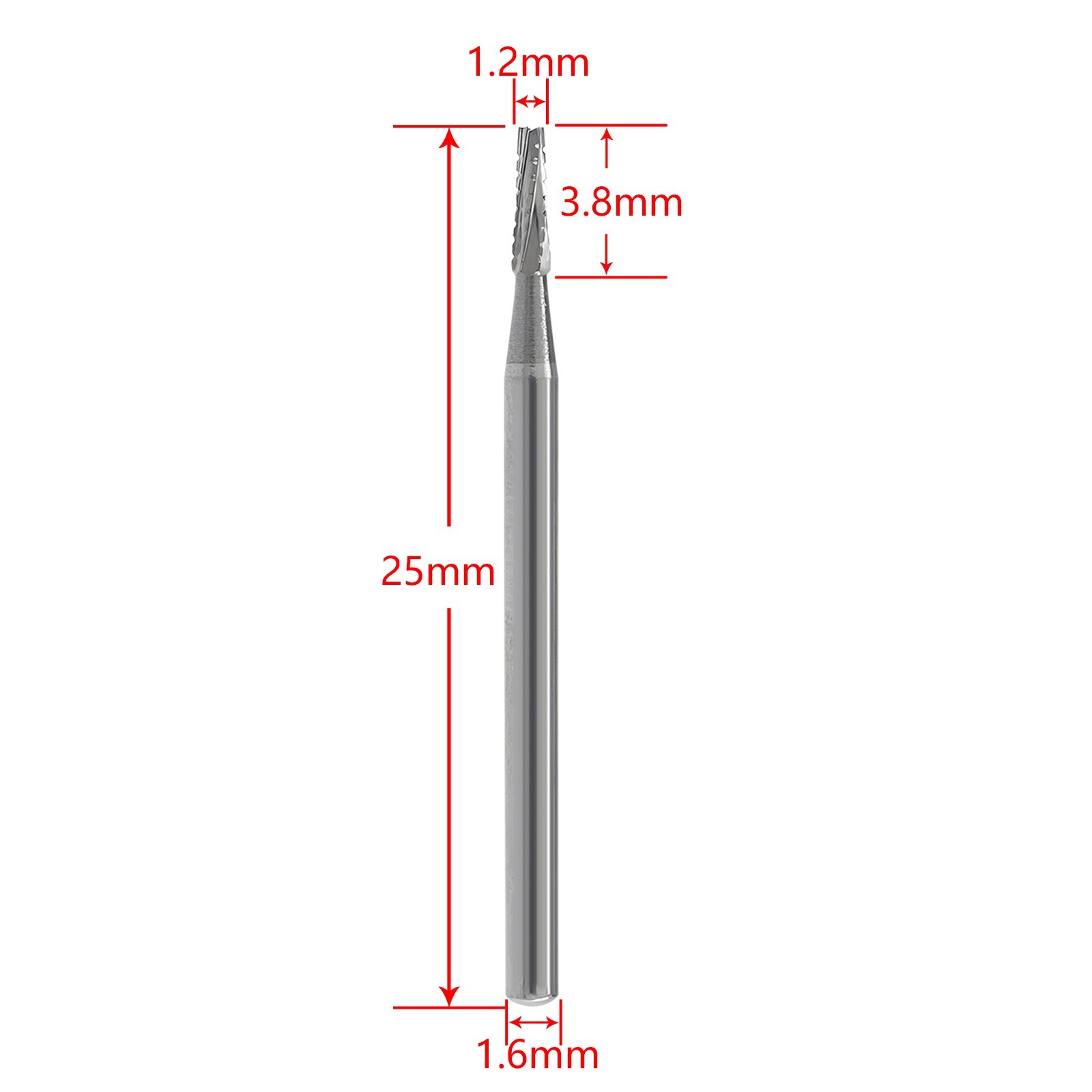 Dental Surgical Carbide Burs Friction Grip FG Tapered Fissure 701 Long