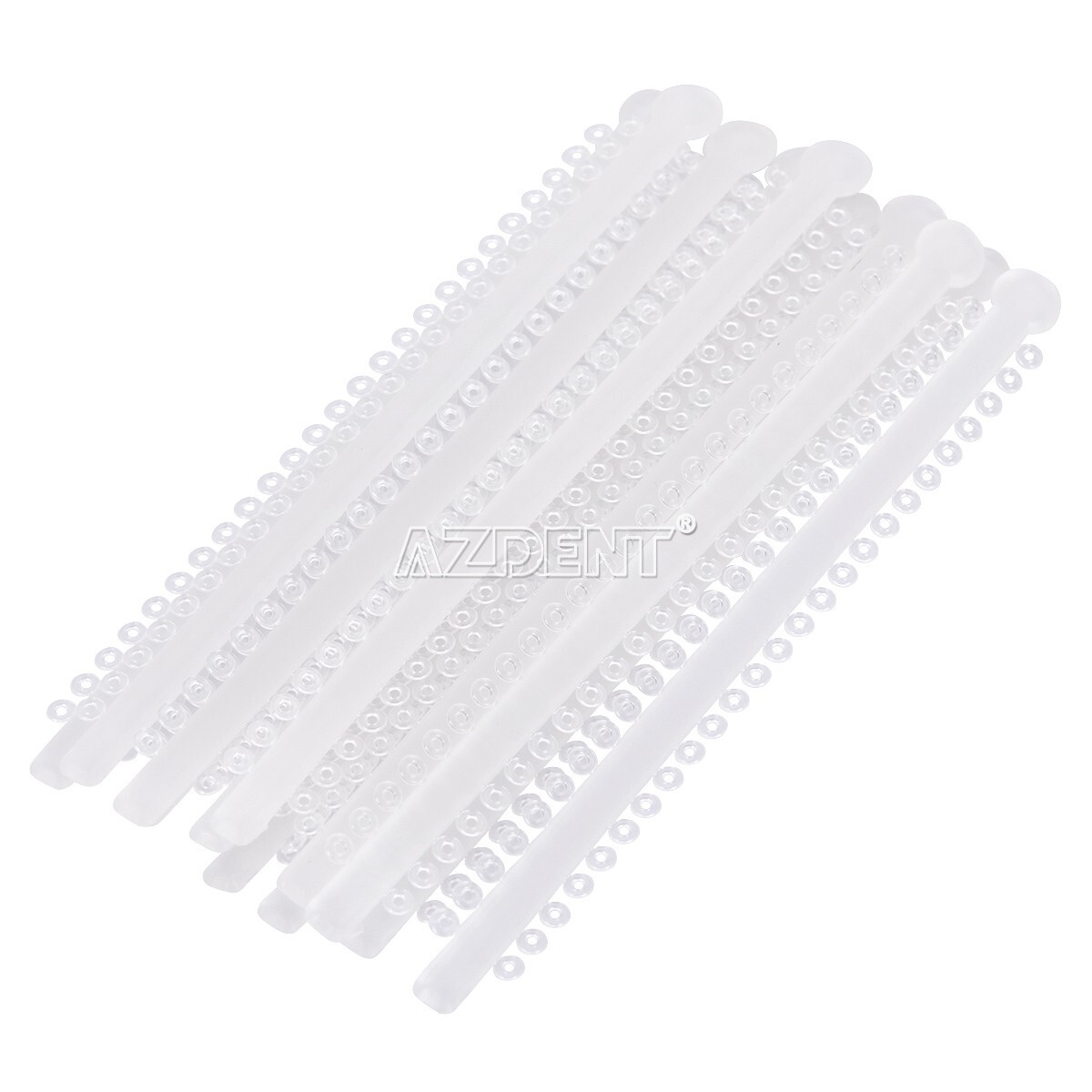 AZDENT Dental Orthodontic Ligature Ties Elastic Rubber Bands 1000 Ties/Bag