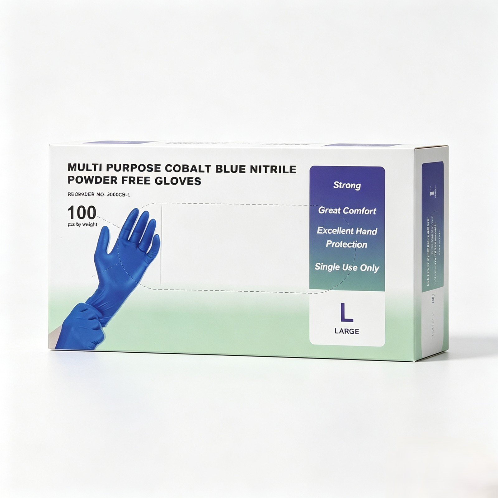 Disposable Nitrile Gloves 100pcs – Powder & Latex Free For Medical & Home Use