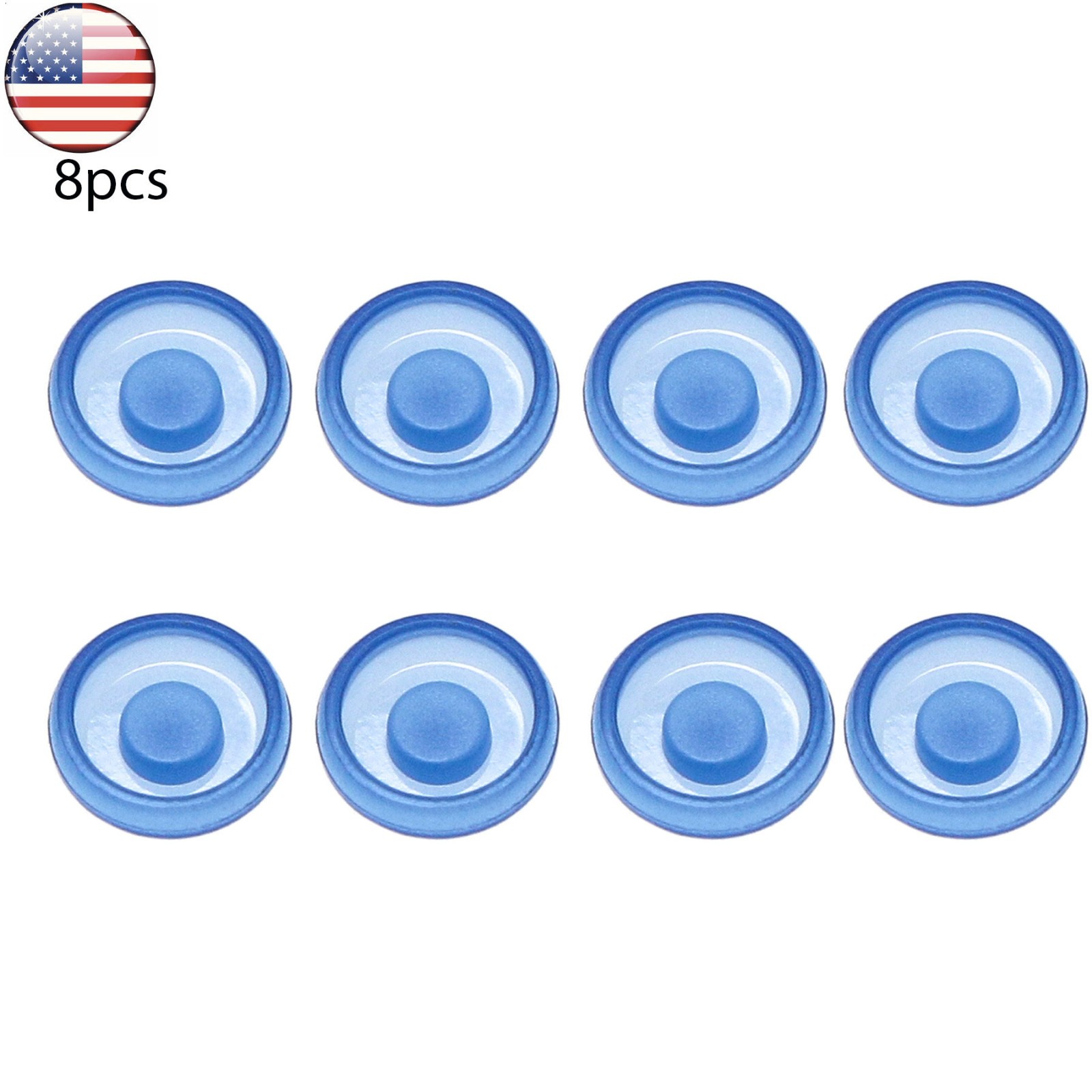US 1.2lbs Strong Retentive Overdenture Male Caps Blue Xtra-Soft Retentive Cap