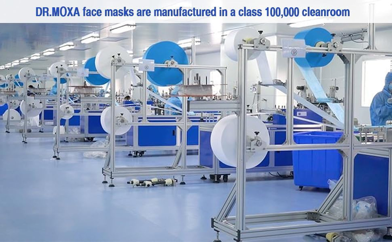 100 Pack Medical Disposable Face Masks for Protection, ASTM Level 2, 3 Layers Sa