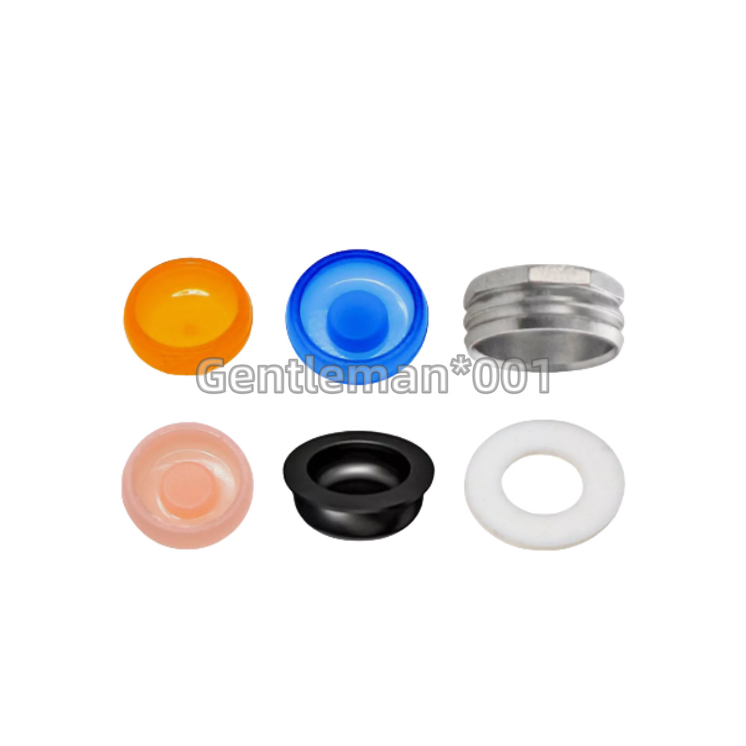 2Kits Dental Abutment Retentive Caps Inserts Locator Implan Metal Housing Cap