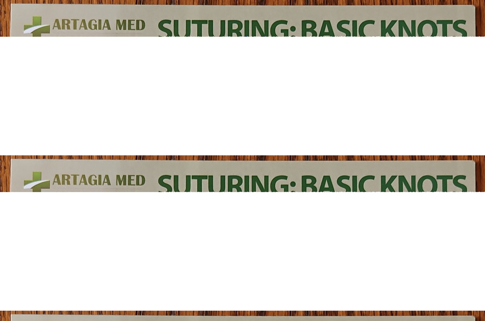 Artagia Med Survival Suture Training Kit – 25 Pieces 2nd Generation Model – NEW