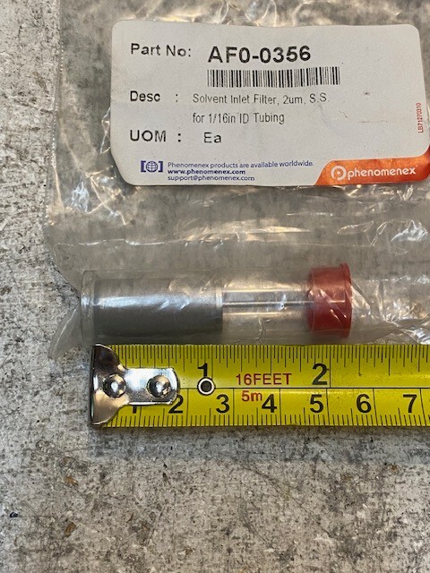 Phenomenex Solvent Inlet Filter 2um S.S. for 1/16in ID Tubing AF0-0356