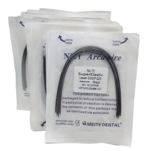Dental Orthodontic Super Elastic Wire Niti Round/Rectangular Arch Wires Ovoid