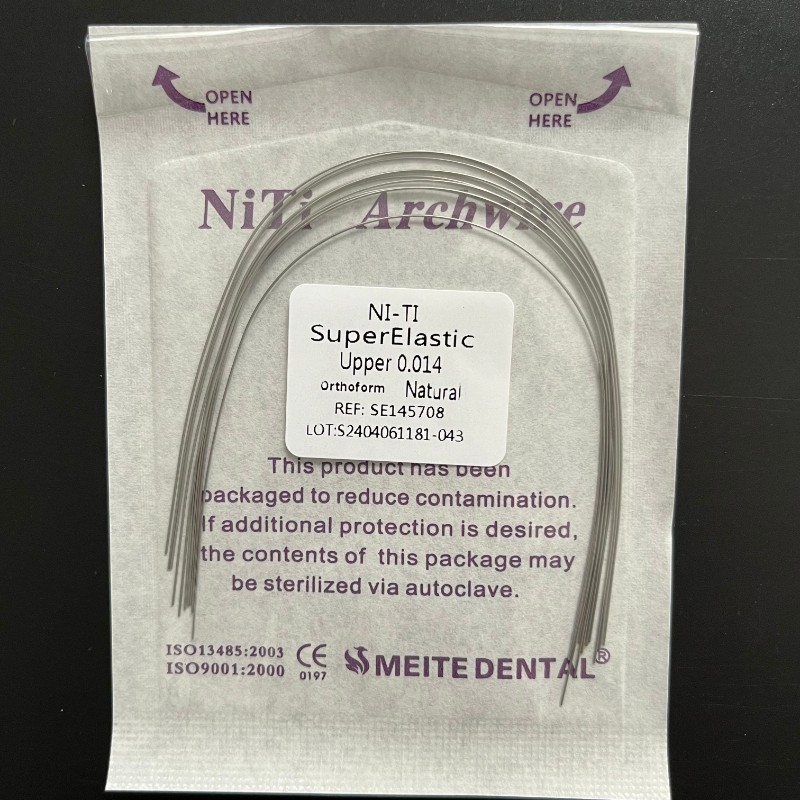 200 Packs Arcos de Dental Ortodoncia Redondos Niti Arco de Alambre Su Arch Wire
