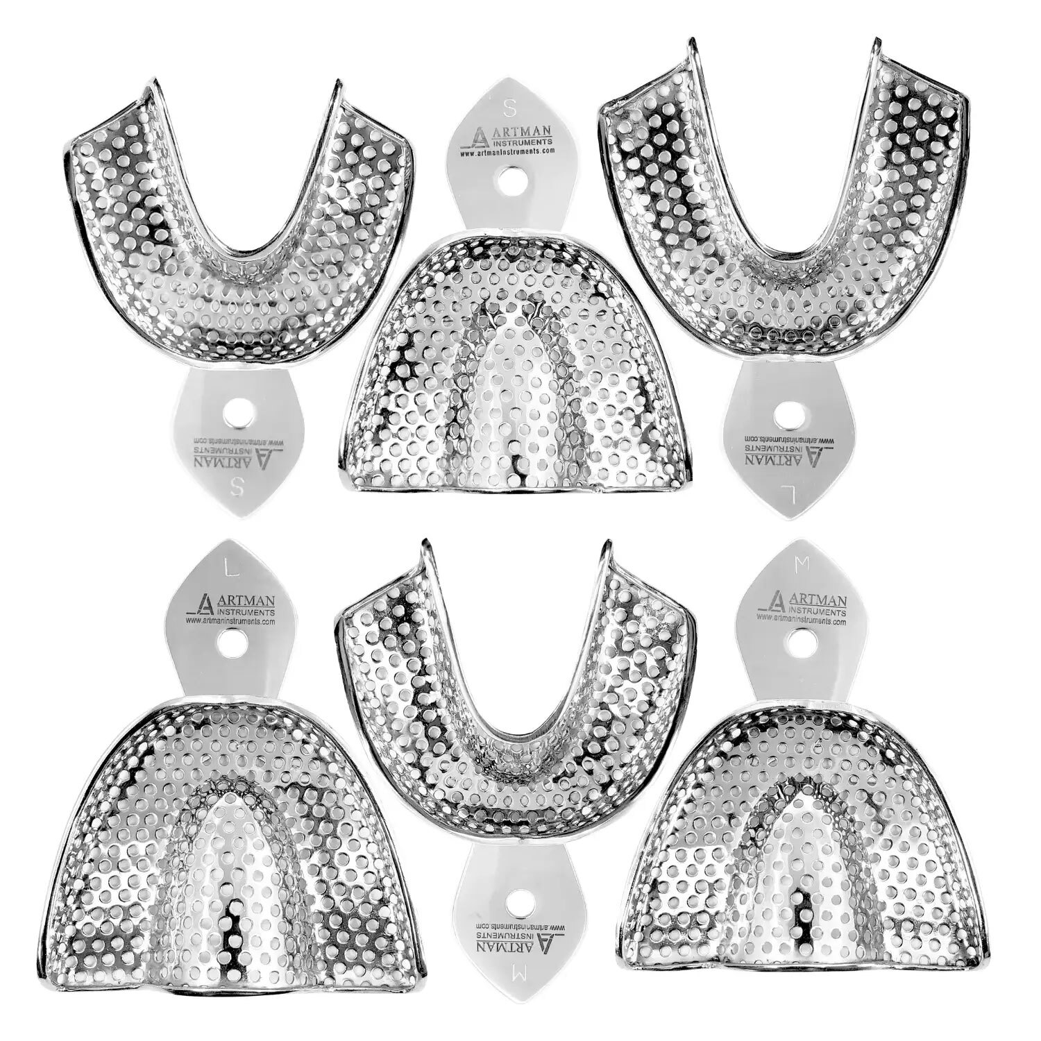 Artman Instruments Impression Trays, 6/Pk