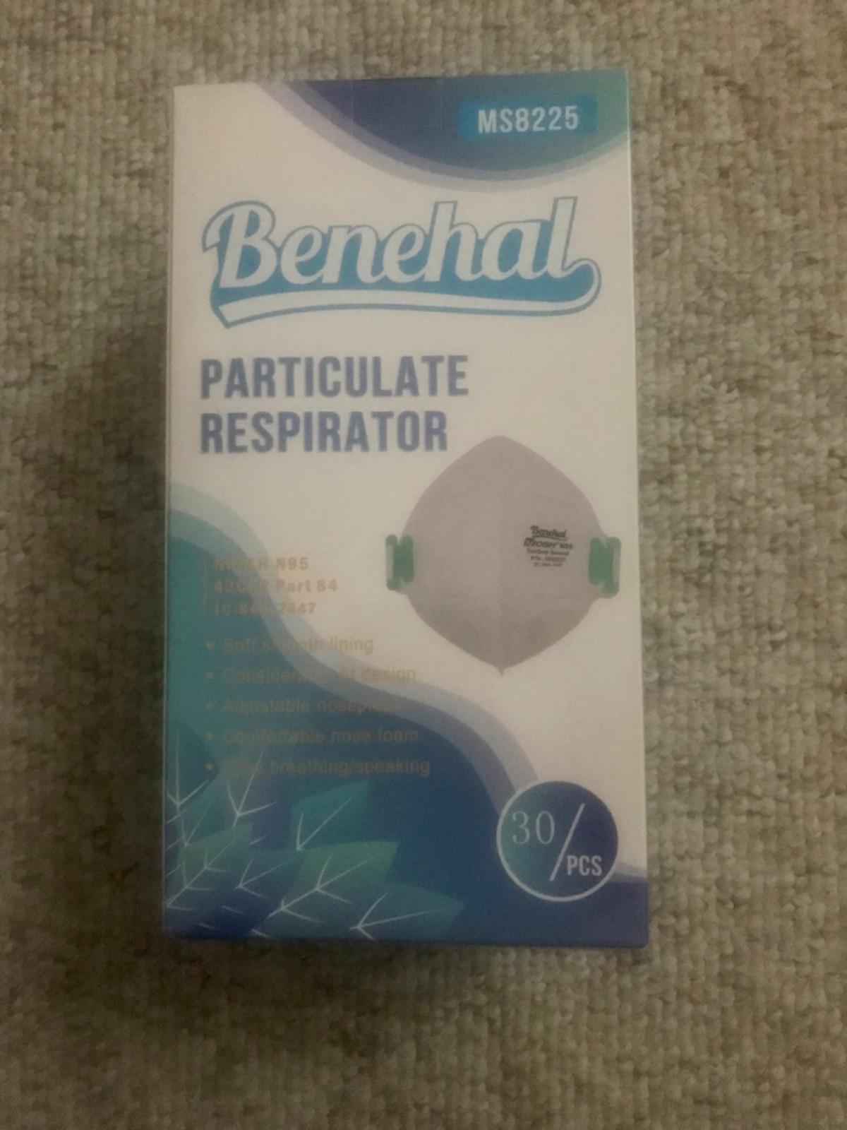 30 Pcs KN95 Protective MultiLayer Face Mask Disposable Exp. Oct 2026