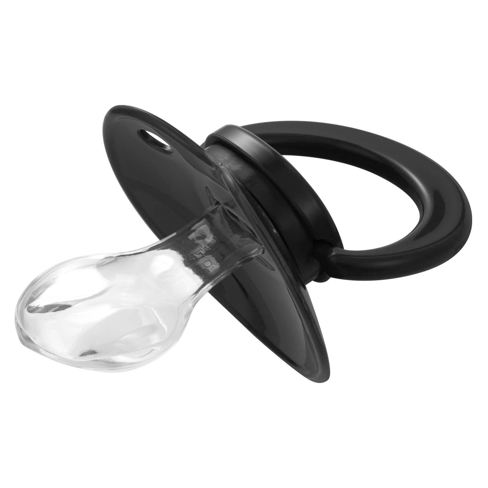 Somniumnight Adult Sized Pacifier Bigshield : Replacement Silicone Paci Black