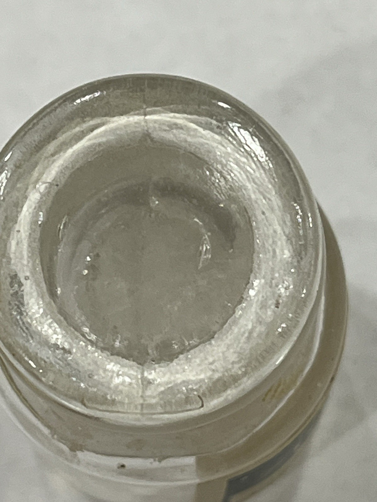 S.S. White “Zinc Cement Ceramic Light” Dental Glass Stopper Bottle