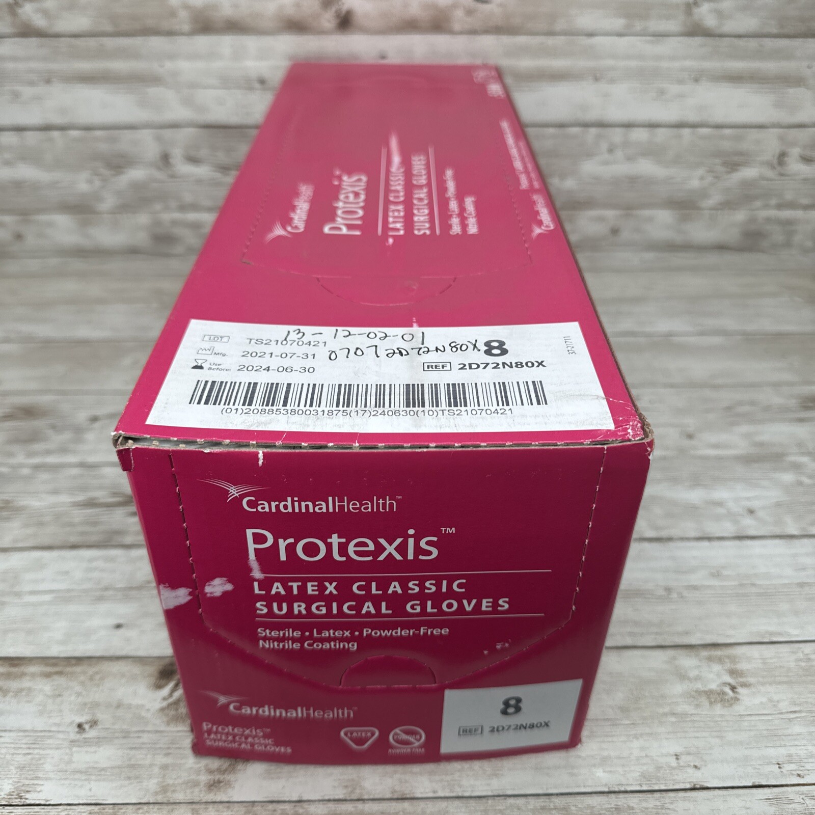 Cardinal Health Protexis Latex Classic Surgical Gloves 1 Box, Size: 8 *See Date*