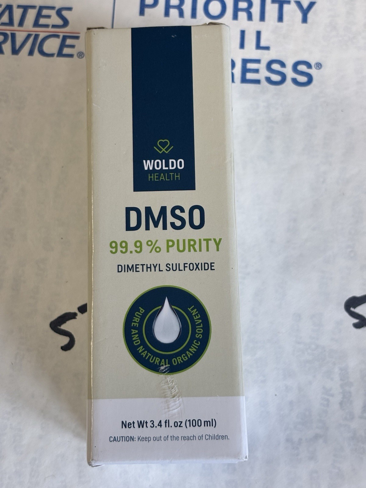 Woldo Health DMSO 99% Pharma Grade Dimethyl Sulfoxide 3.4 oz Solvent Germany