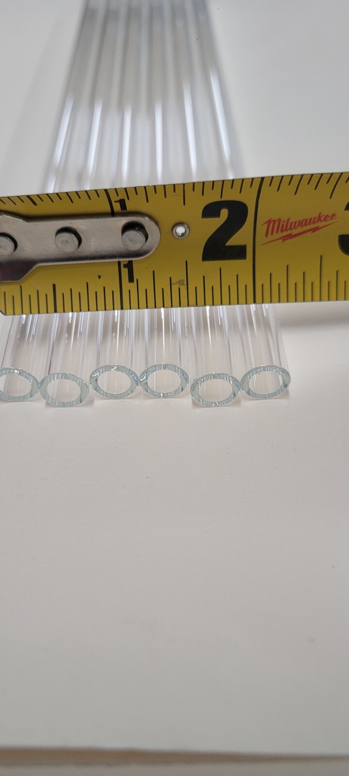 Glass Tubing – Glass Straws 9mm od 1.5mm wall thickness 9″ long 3pcs