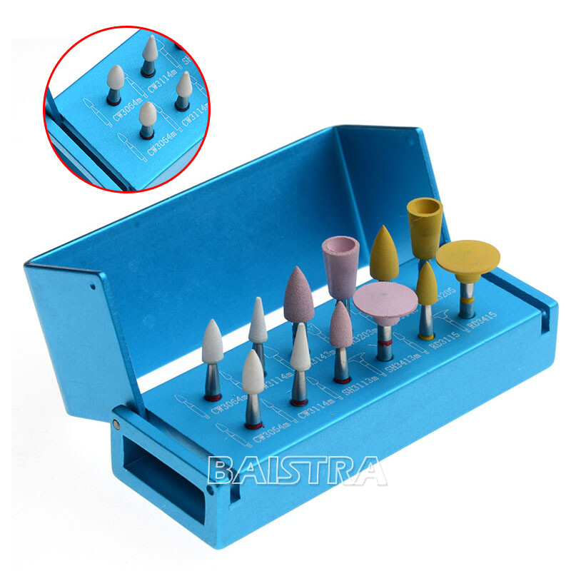 Dental Polishing Kit Composite & Porcelain& Zirconia for Low Speed Contra Angle